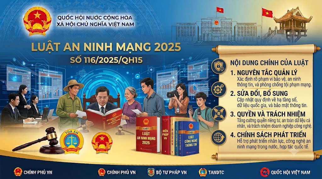 Luật An ninh mạng 2025, số 116/2025/QH15